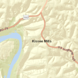Kissee Mills Street Map