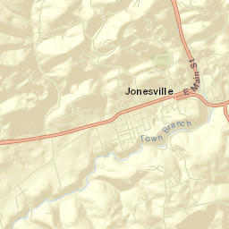 Jonesville Street Map