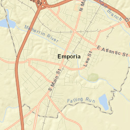 Emporia Street Map