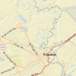 Franklin Street Map
