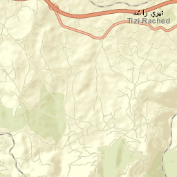Tizi Rached Street Map