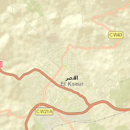El Kseur Street Map