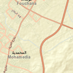 La Mohammedia Street Map