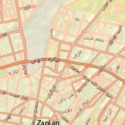 Zanjan Street Map
