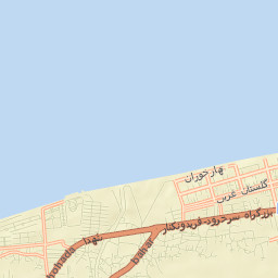 Sorkh Roud Street Map