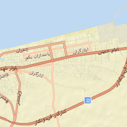 Fereydunkenar Street Map