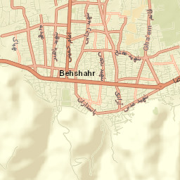 Behshahr Street Map