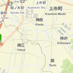 Kamiichi Street Map