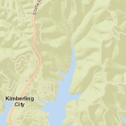 Kimberling City Street Map