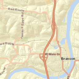 Branson Street Map