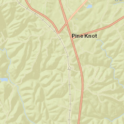 Pine Knot Street Map