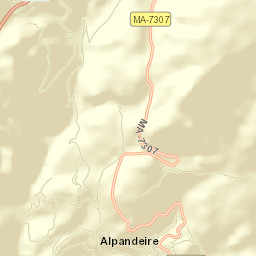Alpandeire Street Map