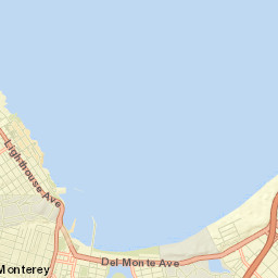 Monterey Street Map
