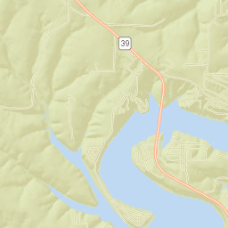 Shell Knob Street Map