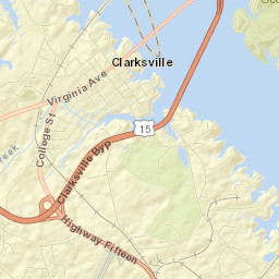 Clarksville Street Map