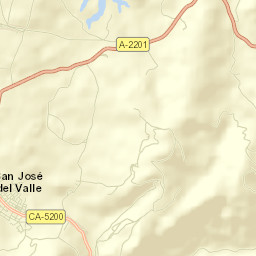 San José del Valle Street Map