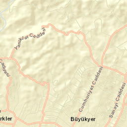 Türkler Street Map