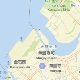 Kanazawa Street Map
