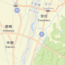 Tonami Shi Street Map