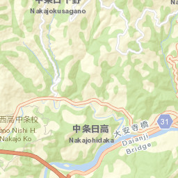 Nakajō Street Map