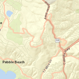 Del Monte Forest Street Map
