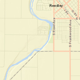 Reedley Street Map