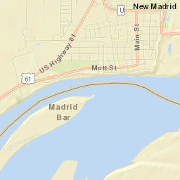 New Madrid Street Map