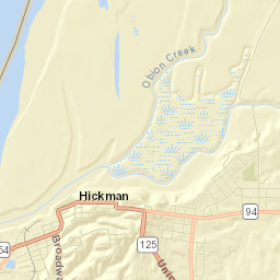 Hickman Street Map