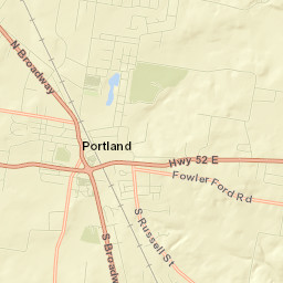 Portland Street Map