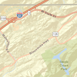 Walnut Hill Street Map