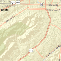 Bristol Street Map