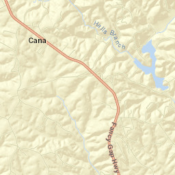 Cana Street Map