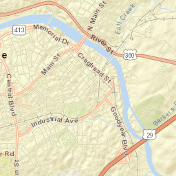 Newton Street, Danville, VA 24541, USA Street Map