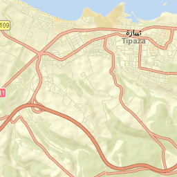 Tipasa Street Map