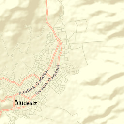 Ölüdeniz Street Map