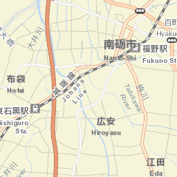 Nanto-shi Street Map