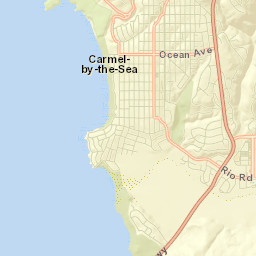 Carmel-by-the-Sea Street Map