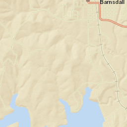 Barnsdall Street Map