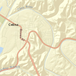 Celina Street Map