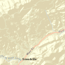 Sneedville Street Map