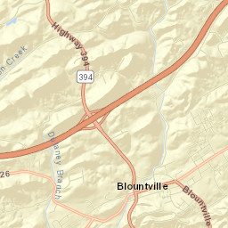 Blountville Street Map