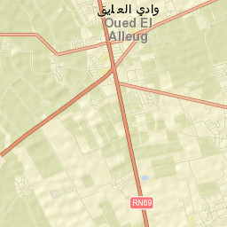 Oued el Alleug Street Map