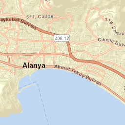 Alanya Street Map