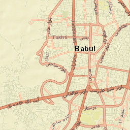 Babol Street Map