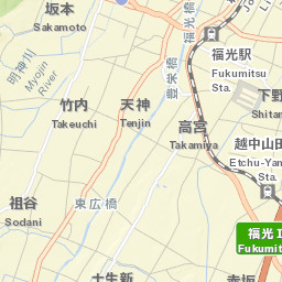 Fukumitsu Street Map