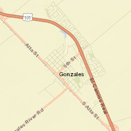Gonzales Street Map