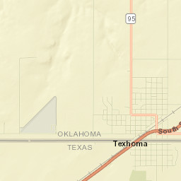 South Street, Texhoma, OK, USA Street Map
