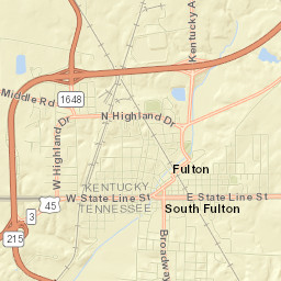 1001-1099 West 3rd Street, Fulton, KY Street Map