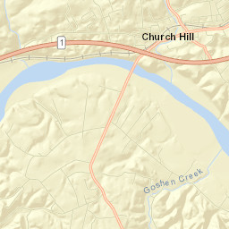 Church Hill Street Map
