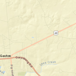 Gaston Street Map